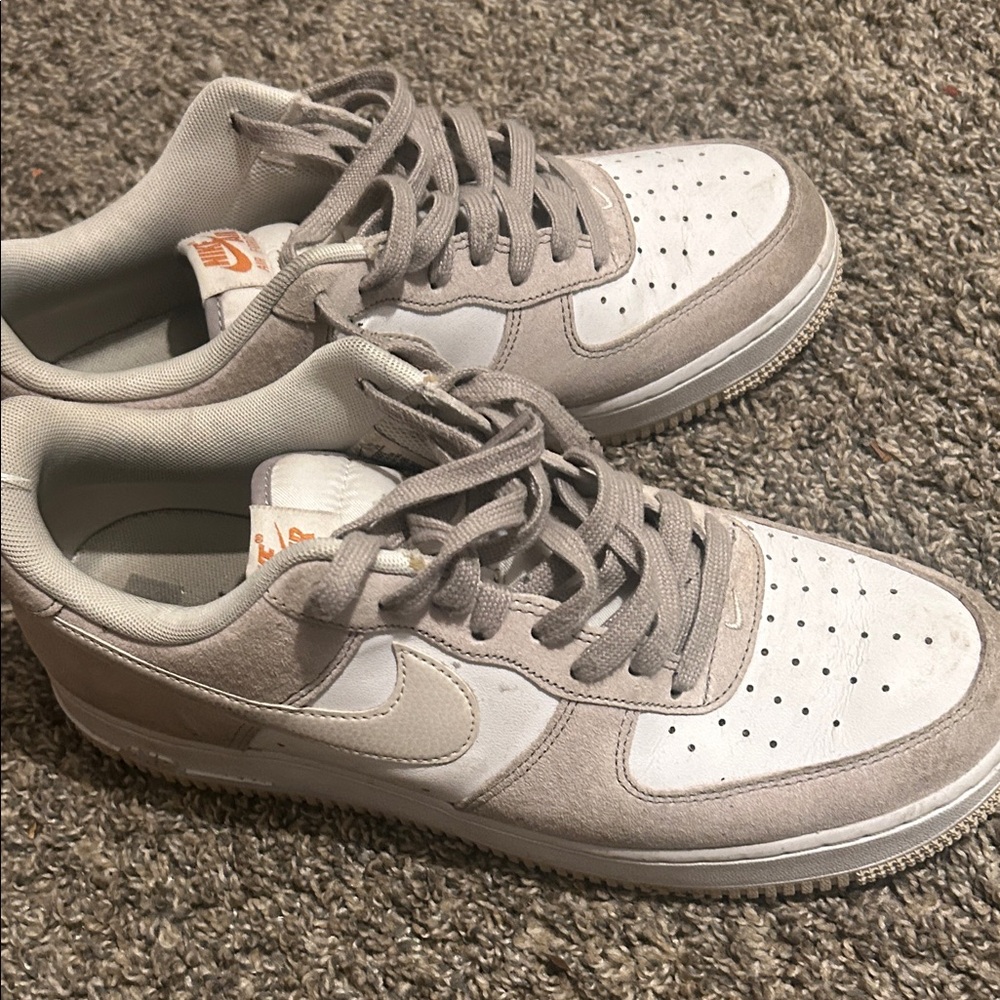 Nike White and Gray Sneakers
